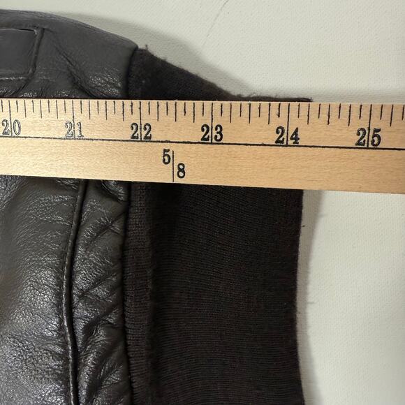 Air Force Airborne Leathers Men’s L Pilot Jacket Brown Genuine Leather - Picture 10 of 11